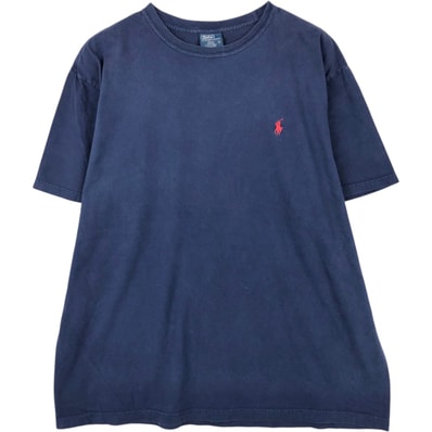 古着 ラルフローレン Ralph Lauren POLO by Ralph Lauren 半袖 ワンポイントロゴTシャツ USA製 メンズL相当/eaa647813