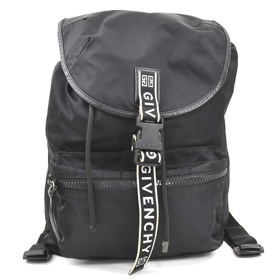 ジバンシィ GIVENCHY リュック ナイロン ブラック ユニセックス【中古】 r11470i