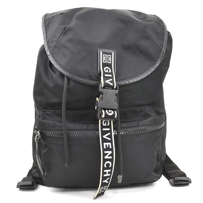 ジバンシィ GIVENCHY リュック ナイロン ブラック ユニセックス【中古】 r11470i