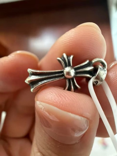 Chrome Hearts Cross Baby Fat Charm "Silver"