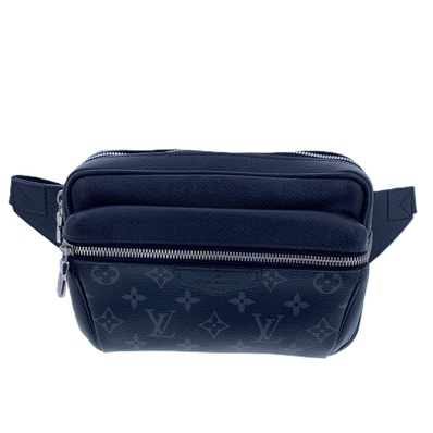 LOUIS VUITTON ルイ・ヴィトン バムバッグ アウトドア ボディバッグ M30245 モノグラムエクリプス タイガ ブラック メンズ【中古】