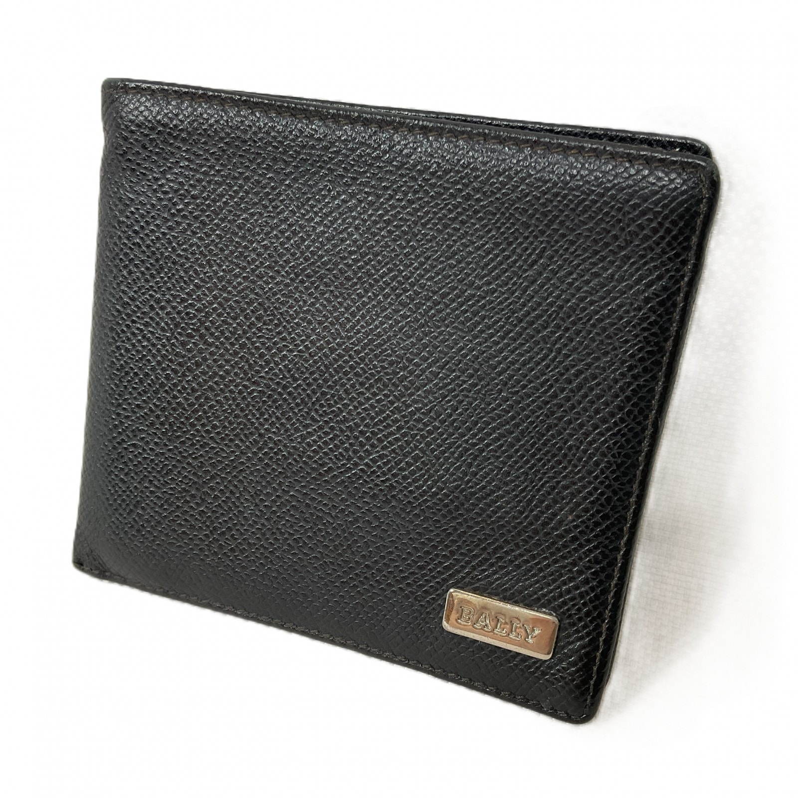 BALLY 【バリー】 二つ折り財布 札入れ ブラック