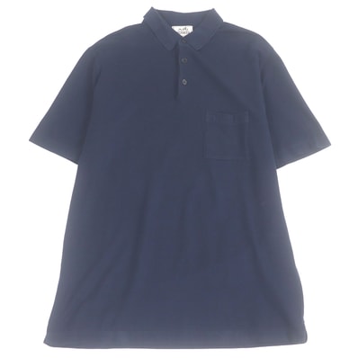 良品 エルメス
半袖ポロシャツ ネイビー メンズ XXL