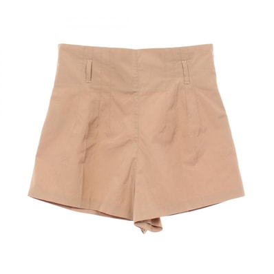 プラダ PRADA ポプリン ショート パンツ 衣料品 ボトムス コットン レディース ベージュ系 P205IH 【中古】