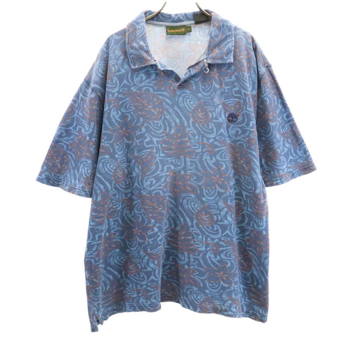 Timberland 00s 半袖 オープンカラー ポロシャツ