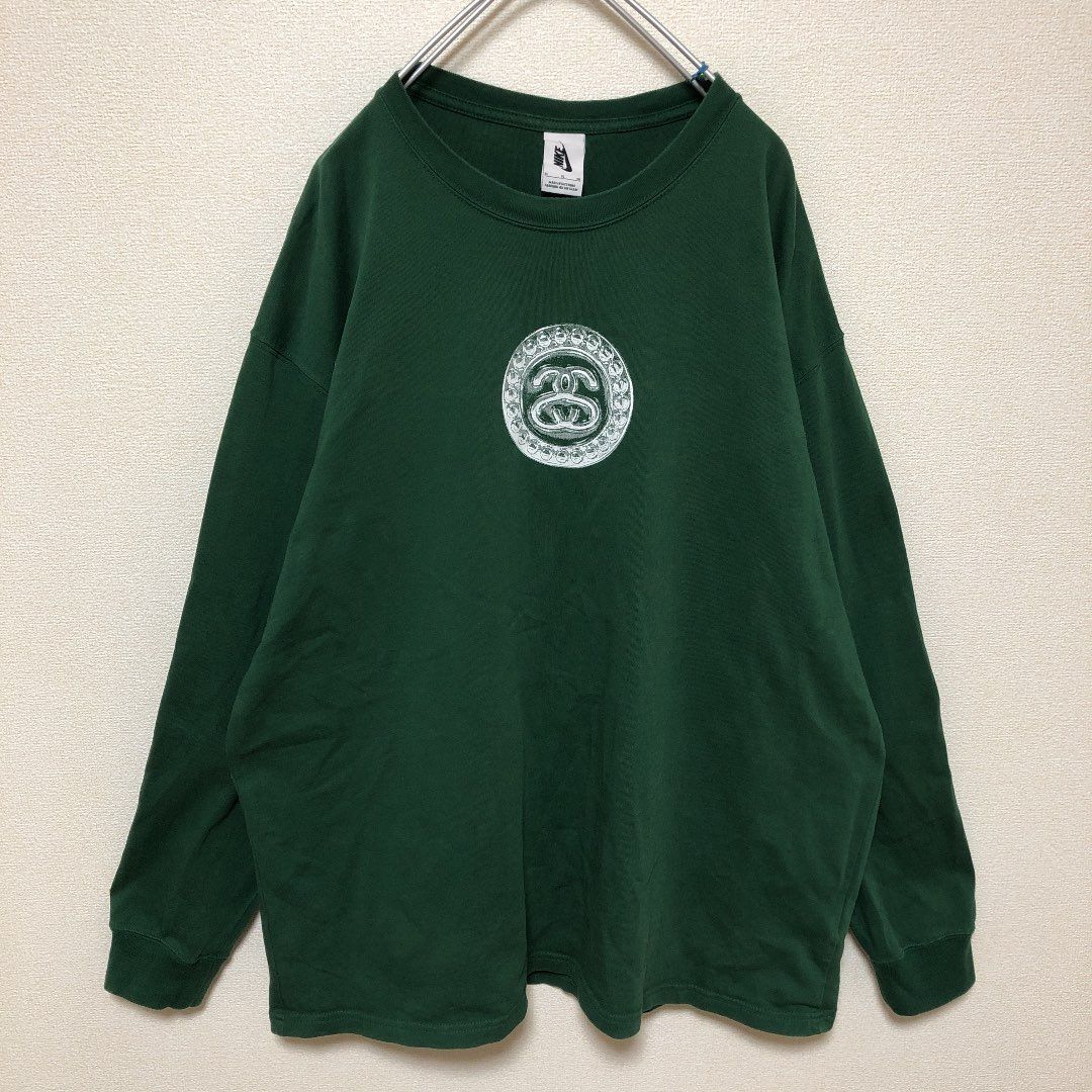 Nike x Stussy SS Link L/S T-Shirt "Green"