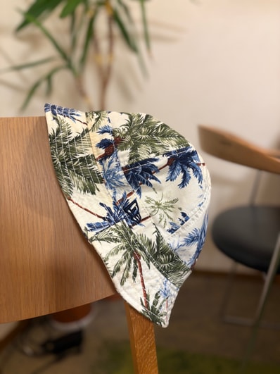 ニューエラNew Eraバケットハット ボタニカル柄 アロハ柄 サイズ7 1/2