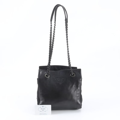■美品 プラダ チェーン B4329 ショルダーバッグ レザー