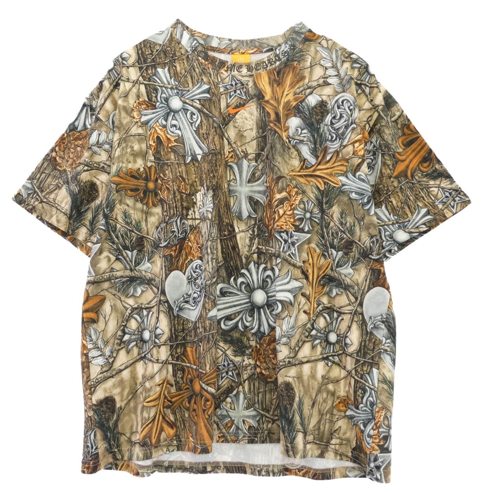 CHROME HEARTS クロムハーツ(原本無) Tシャツ HJ6902-902 NOCTA DRAKE ノクタ ドレイク ネックロゴ クルーネック 半袖 Tシャツ カットソー マルチカラー系 XL【極上美品】【中古】