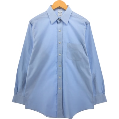 古着 ブルックスブラザーズ Brooks Brothers 長袖 コットンシャツ メンズM相当/eaa543595