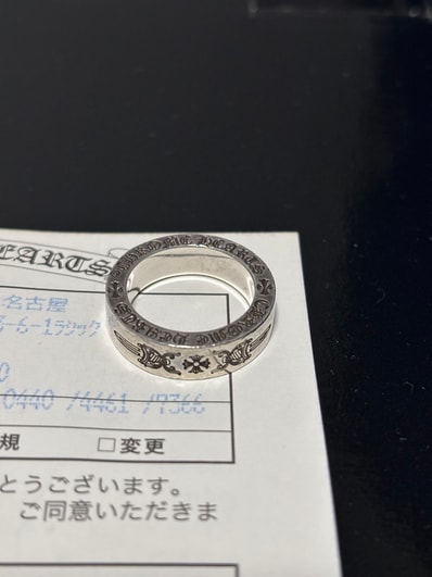 Chrome Hearts Spacer Ring 6mm Dagger Plus "Silver"