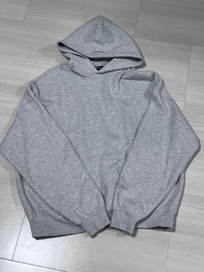 FEAR OF GOD ESSENTIALS 3M Logo Pullover Hoodie "Light Grey"