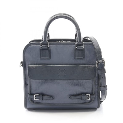 ロエベ LOEWE CRUZ クルス スモール ハンドバッグ バッグ レザー レディース ブルー系 / ネイビー系 【中古】