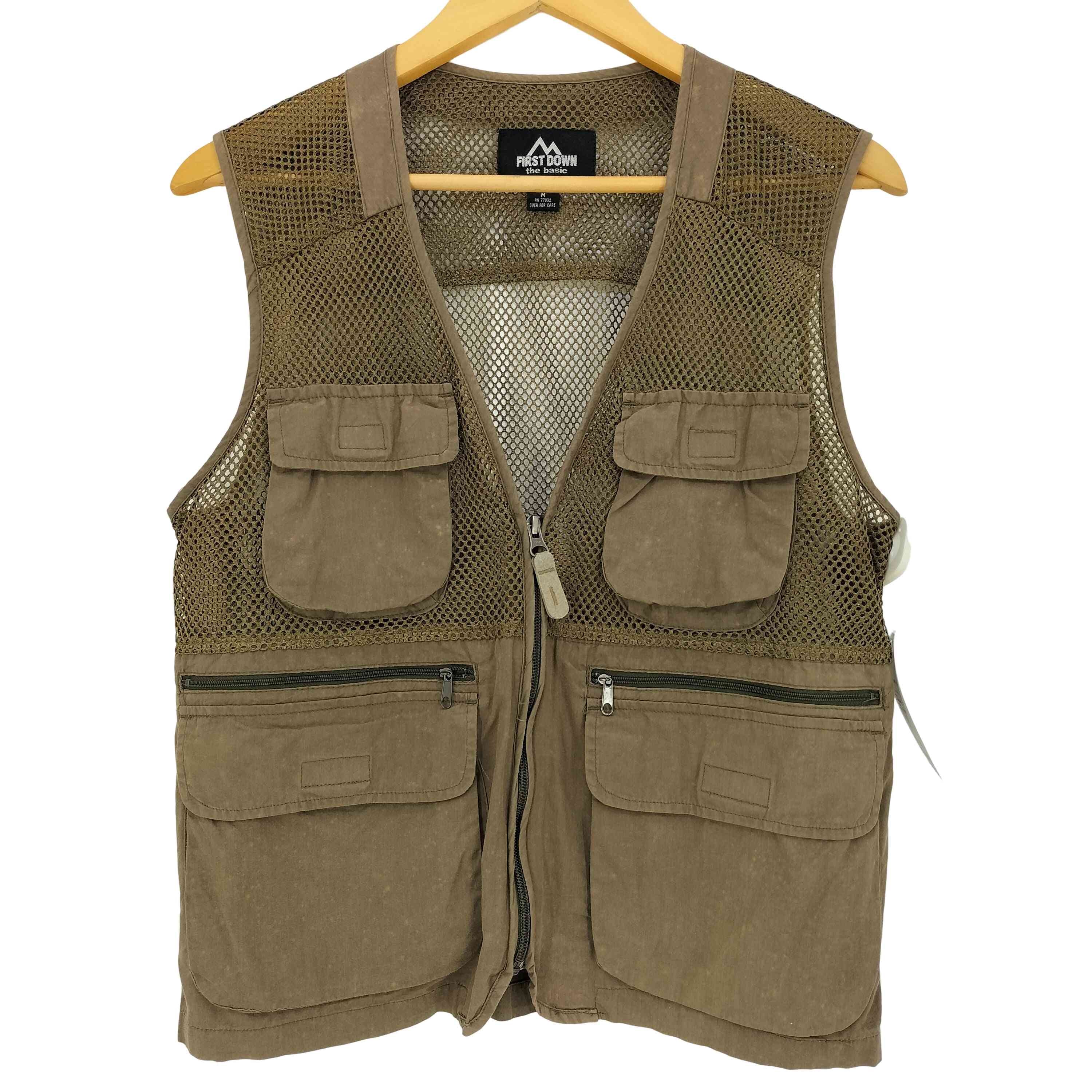 ポリエステル メッシュ切替 フィッシングベスト【1139087566969】