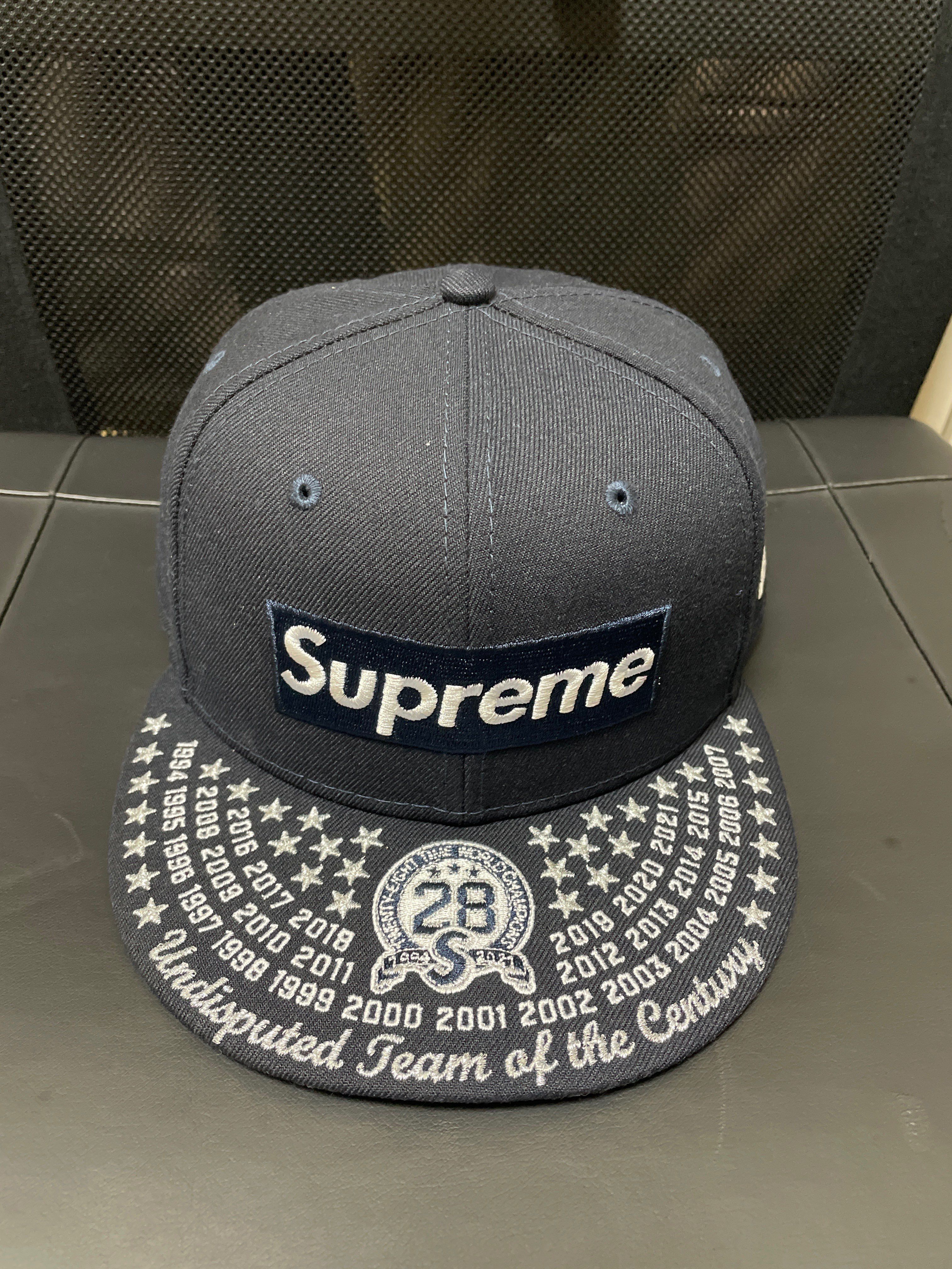 Supreme Undisputed Box Logo New Era "Navy"