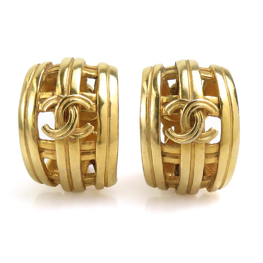 シャネル CHANEL イヤリング ココマーク メタル ゴールド レディース【中古】 e62348i