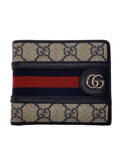 GUCCI Ophidia GG Coin Wallet "Beige/Blue"