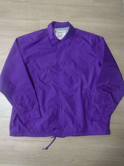 Supreme x Champion Coaches Jacket "Purple"