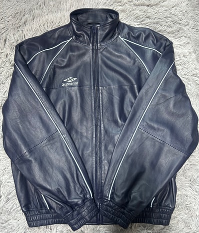 Supreme x Umbro Leather Track Jacket Supreme x Umbro Leather Track Jacket