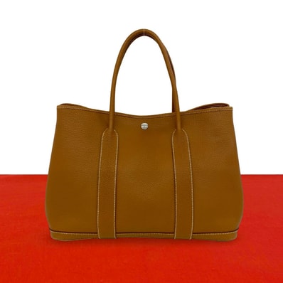 HERMES エルメス ガーデンパーティー PM ネゴンダ トートバッグ ブラウン
81934