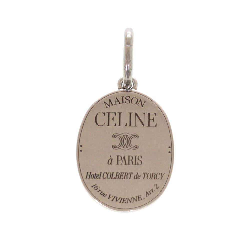 セリーヌ  チャーム MAISON CELINE メダル ロジウム