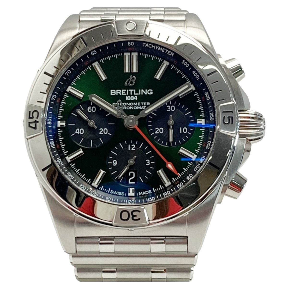 ☆☆BREITLING ブライトリング クロノマット B01 42 ベントレー グリーン 自動巻き メンズ 腕時計 ケース有