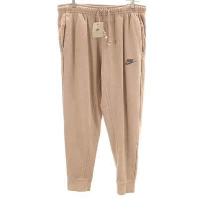 未使用 NIKE ナイキ スウェットパンツ L ベージュ系 裏起毛