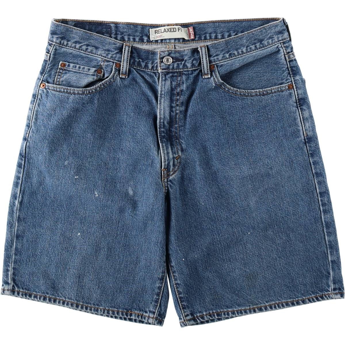 古着 リーバイス Levi's 550 RELAXED FIT デニムショーツ ショートパンツ メンズw36相当/eaa620231