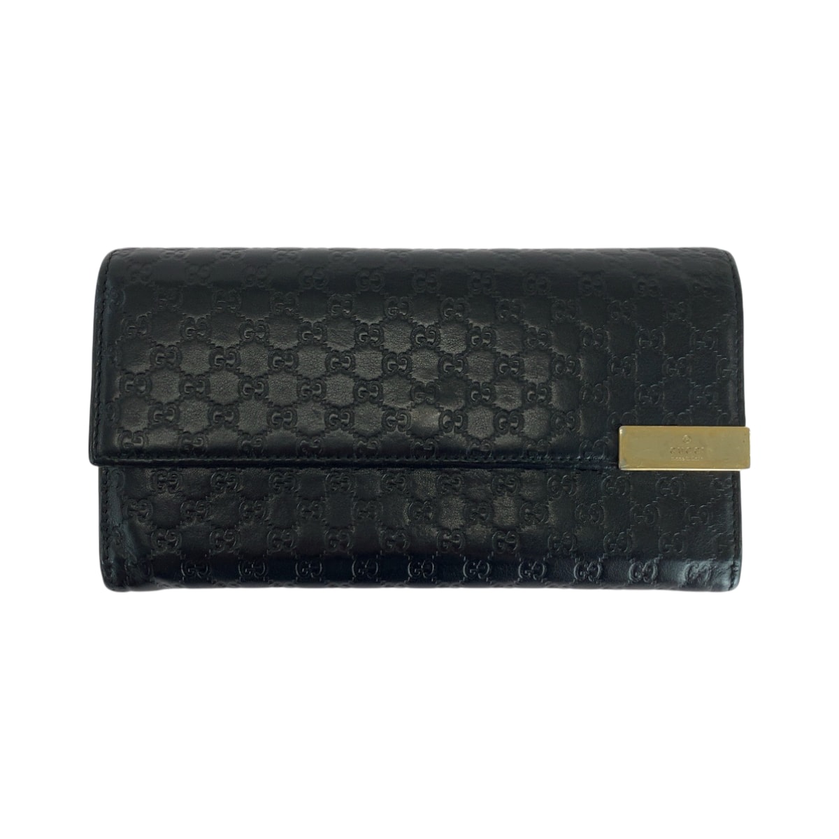 目立った傷や汚れなし】美品 GUCCI グッチ グッチシマ ブラック