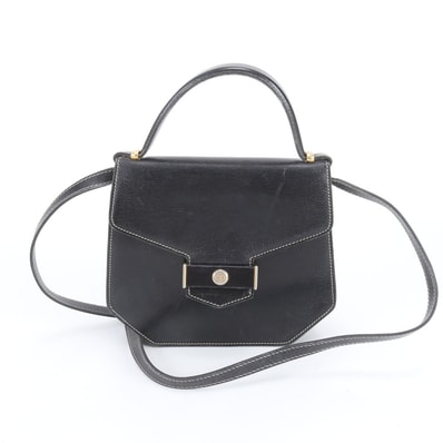 クリスチャンディオール CD ロゴショルダーバッグ レザー