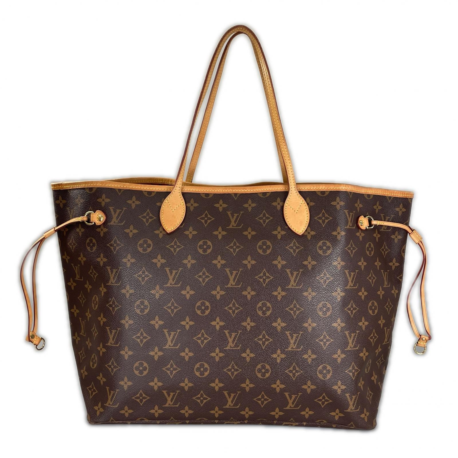美品 LOUIS VUITTON ルイ・ヴィトン ネヴァーフルGM M40157 トートバッグ モノグラムキャンバス ブラウン レディース【中古】