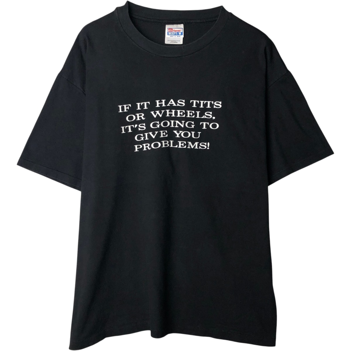 古着 90年代 ヘインズ Hanes メッセージプリントTシャツ USA製 メンズXL相当 ヴィンテージ/eaa649650