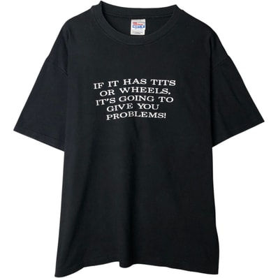 古着 90年代 ヘインズ Hanes メッセージプリントTシャツ USA製 メンズXL相当 ヴィンテージ/eaa649650