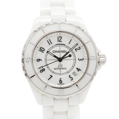 ★SALE【6wfc0196】シャネル J12 H0970 白文字盤【中古】腕時計 メンズ