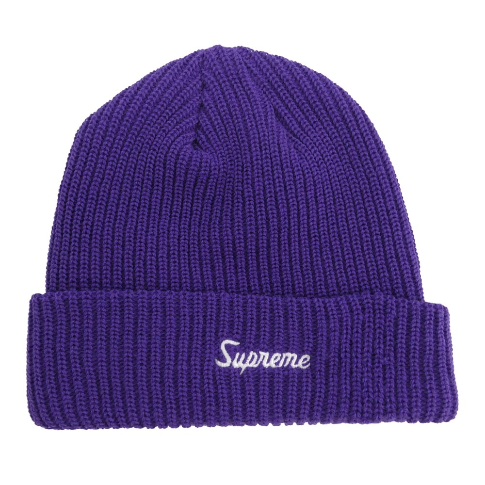 Supreme シュプリーム 13AW Loose Gauge Beanie ルーズ ガーゼ ビーニー ニットキャップ パープル パープル系【中古】