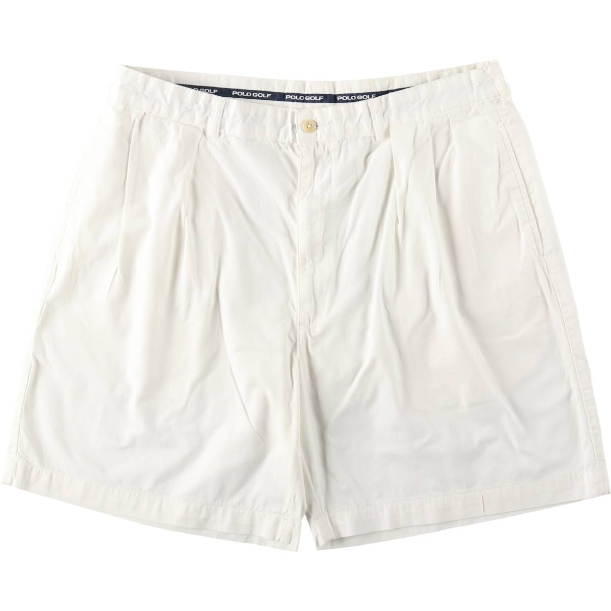 古着 ラルフローレン Ralph Lauren POLO GOLF ポロゴルフ CLASSIC GOLF SHORT ツータック チノショーツ ショートパンツ メンズw35相当/eaa656783