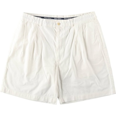 古着 ラルフローレン Ralph Lauren POLO GOLF ポロゴルフ CLASSIC GOLF SHORT ツータック チノショーツ ショートパンツ メンズw35相当/eaa656783