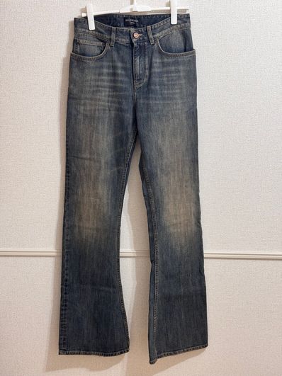 BALENCIAGA Bootcut Pants "Light Blue"