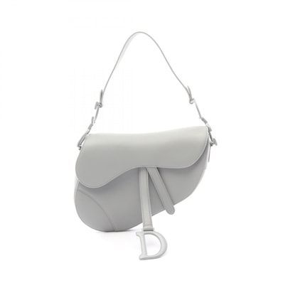 ディオール Dior サドルバッグ ハンドバッグ バッグ レザー レディース グリーン系 【中古】