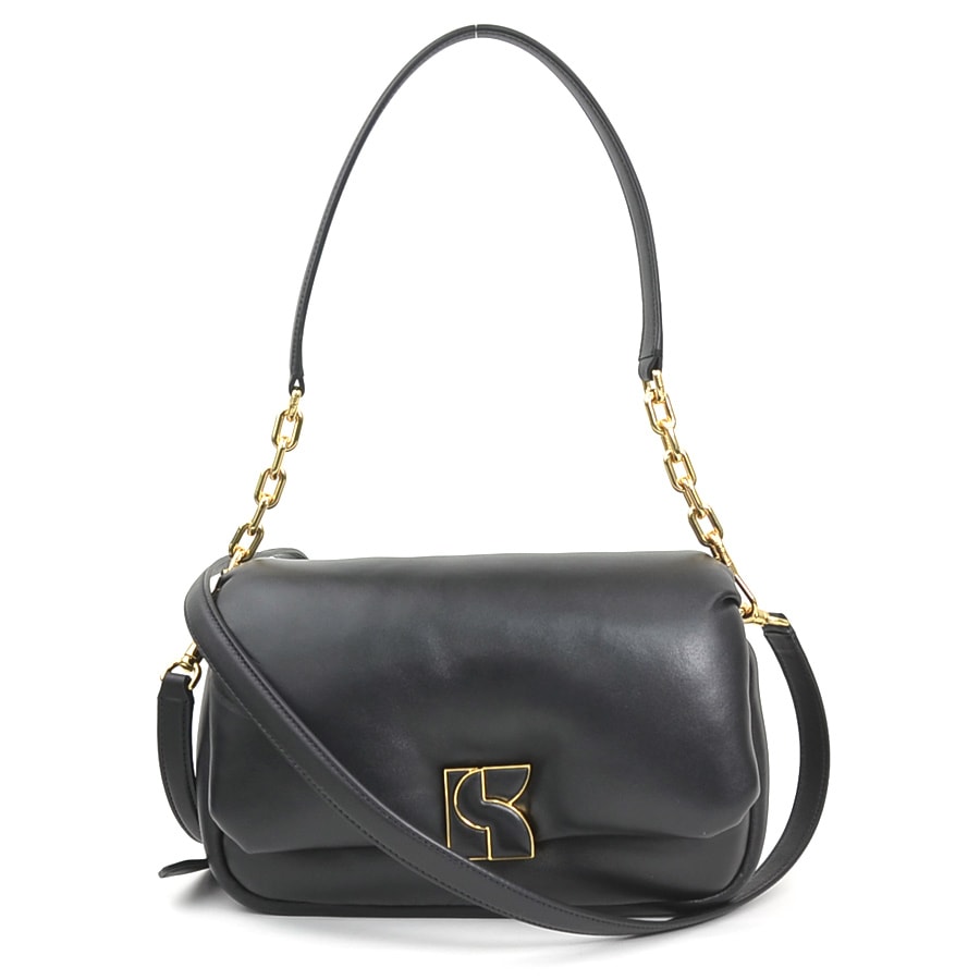 ケイトスペード Kate Spade ショルダーバッグ レザー ブラック レディース【中古】 r11486k