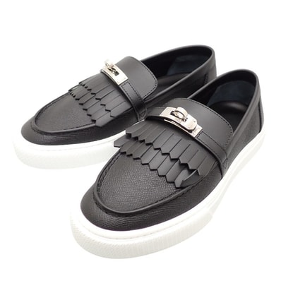 エルメス ゲーム スリッポンスニーカー EU37 23.5 女性用【SAランク】