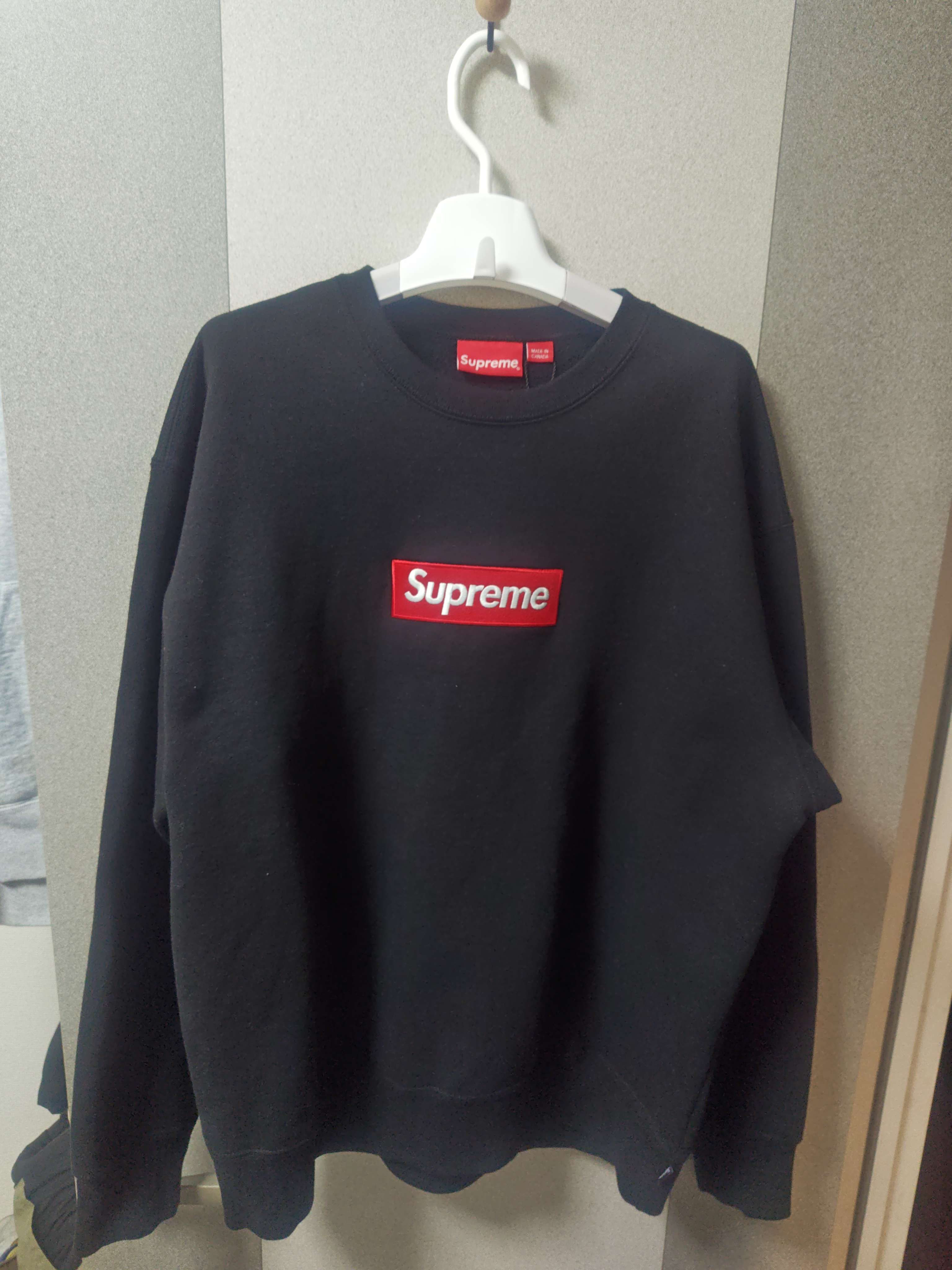Supreme Box Logo Crewneck "Black" (22FW)