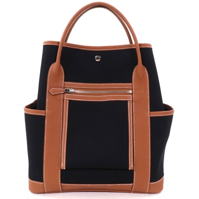 未使用品 エルメス トートバッグ ガーデンパーティ ポケット バーティカル