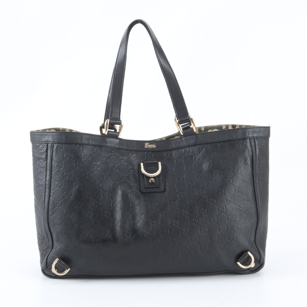 ■美品 グッチ グッチシマアビー 141472 トート バッグ レザー