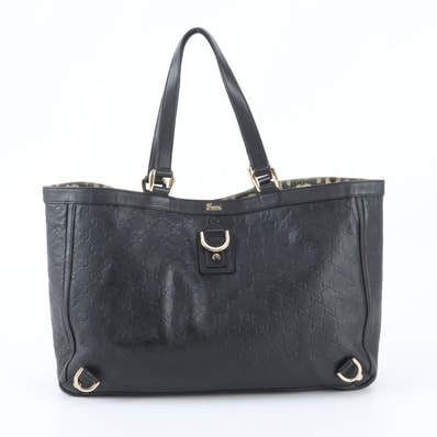 ■美品 グッチ グッチシマアビー 141472 トート バッグ レザー