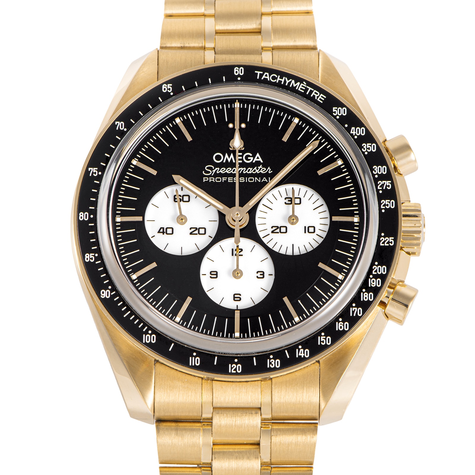 OMEGA オメガ スピードマスター ムーンウォッチ プロフェッショナル 310.60.42.50.01.002 保証書2026年 K18YG【中古】