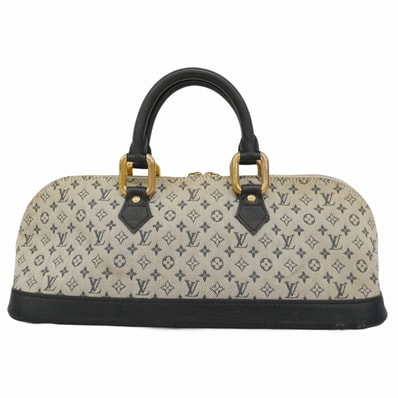 【6dd4281-k】ルイヴィトン ハンドバッグ モノグラム・ミニ アルマロン M92205 ブルー【中古】レディース