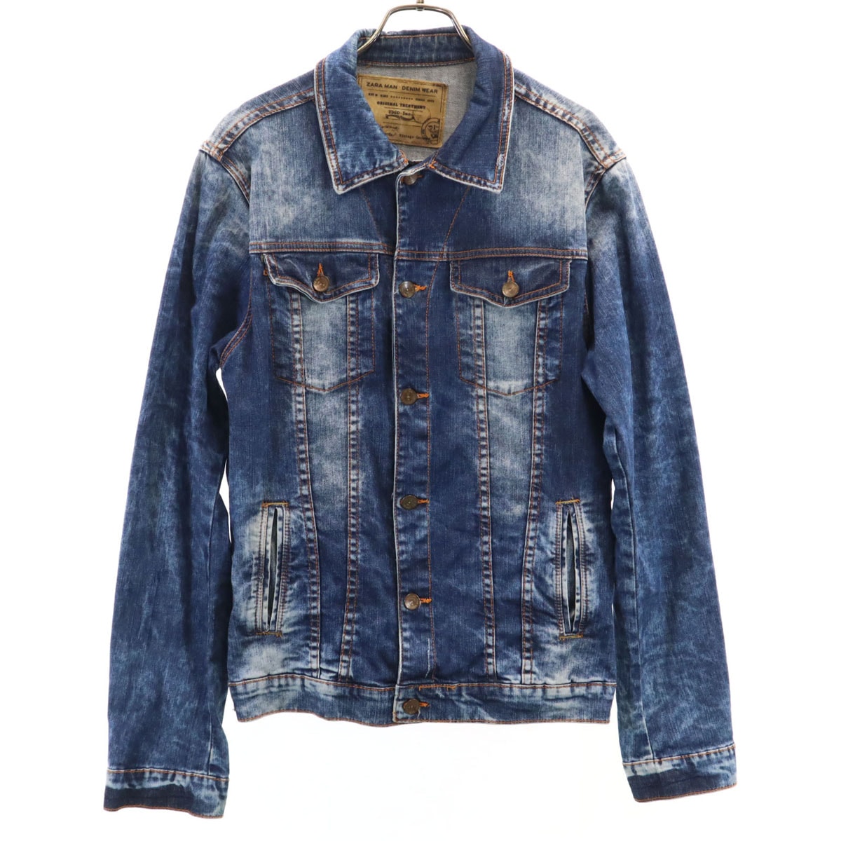 ZARA MAN ザラマン デニムジャケット M ウォッシュブルー ジージャン