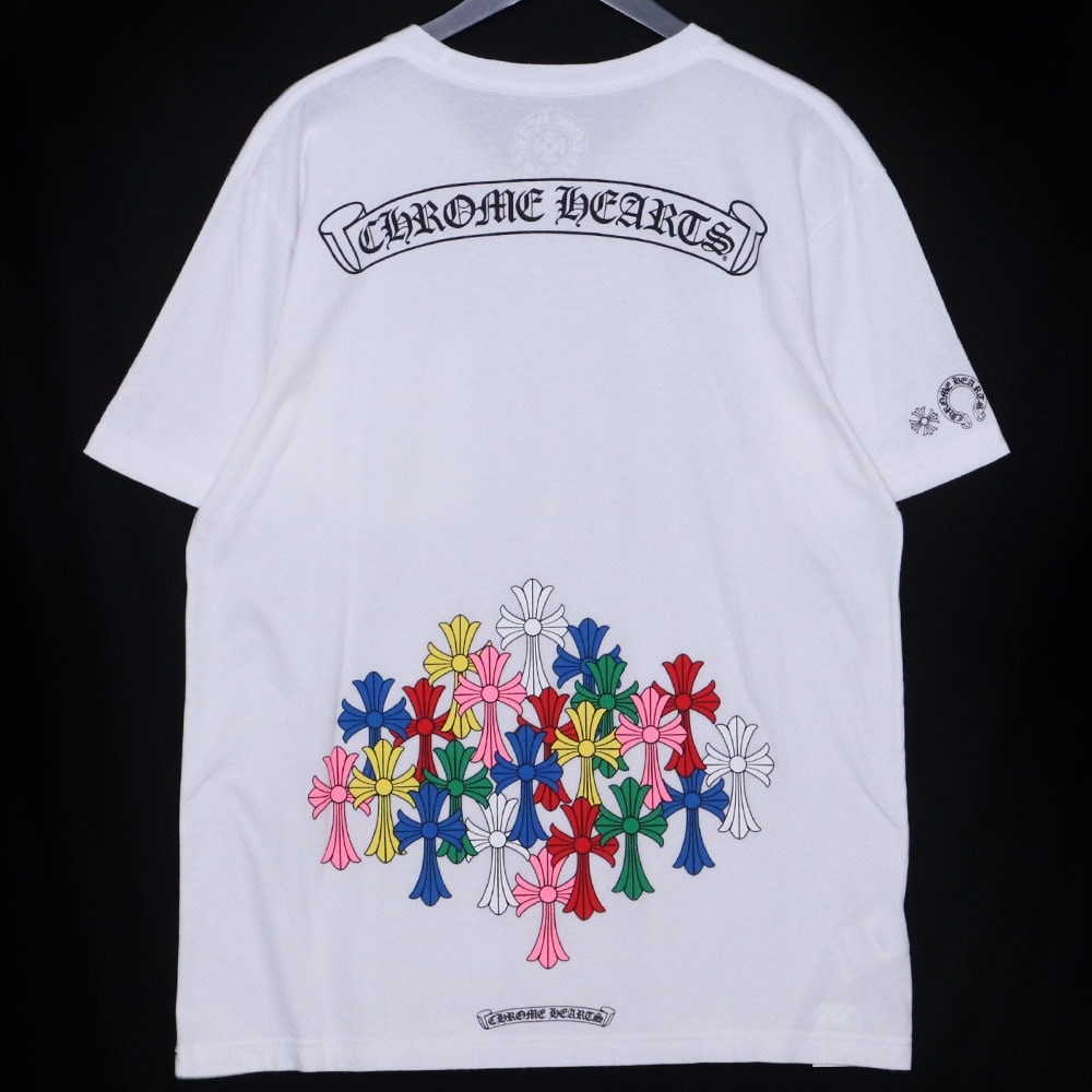 Chrome Hearts Cemetery Cross T-Shirt "White/Multicolor"