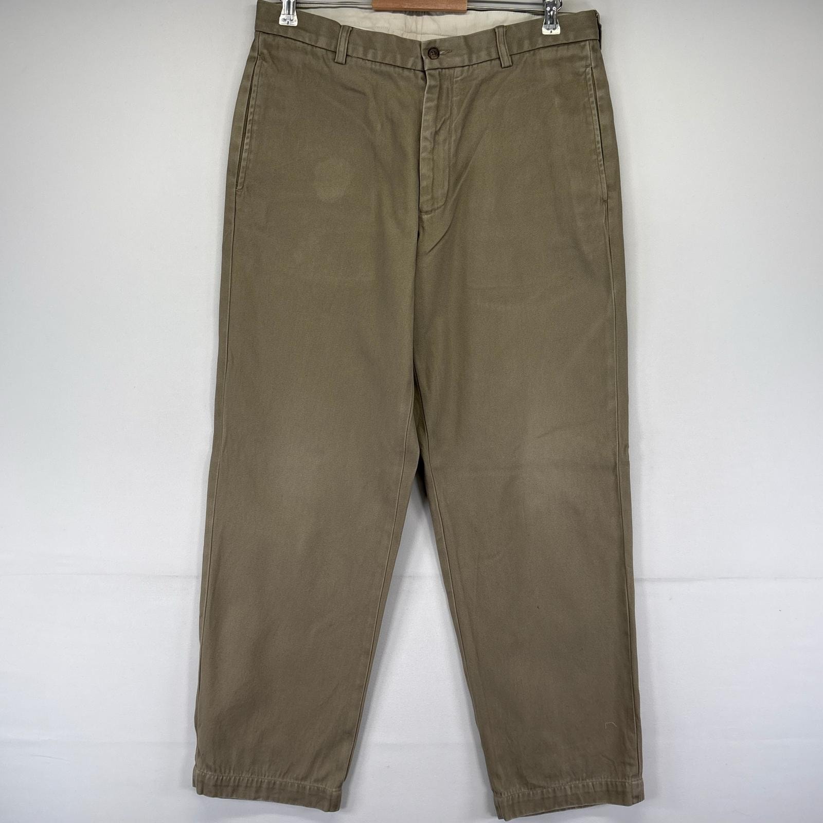 古着 ブルックスブラザーズ Brooks Brothers パンツ テーパード 346 チノパン w34×L30 ベージュ系 メンズ